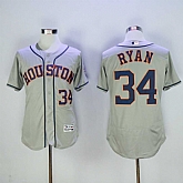 Astros 34 Nolan Ryan Gray Flexbase Jersey Sguo,baseball caps,new era cap wholesale,wholesale hats